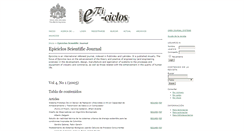 Desktop Screenshot of epiciclos.puj.edu.co